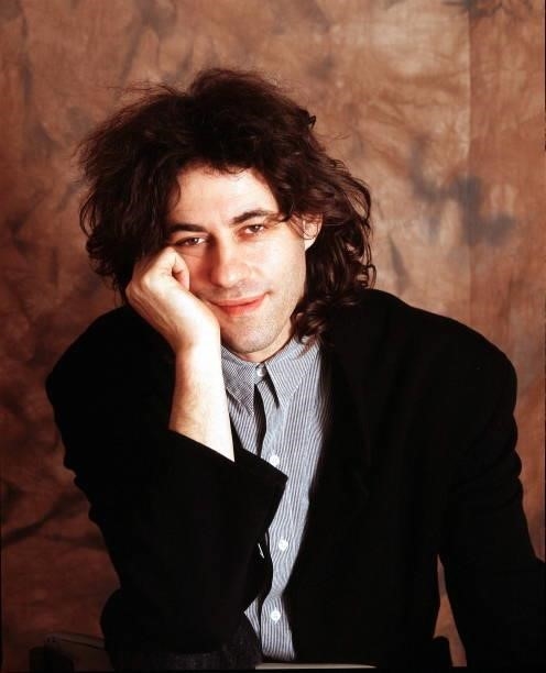 Posed portrait of Irish singer and charity activist Bob Geldof in 1987.