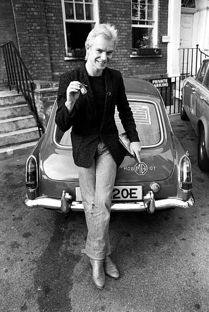 Singer Sting of The Police in London, 1978.