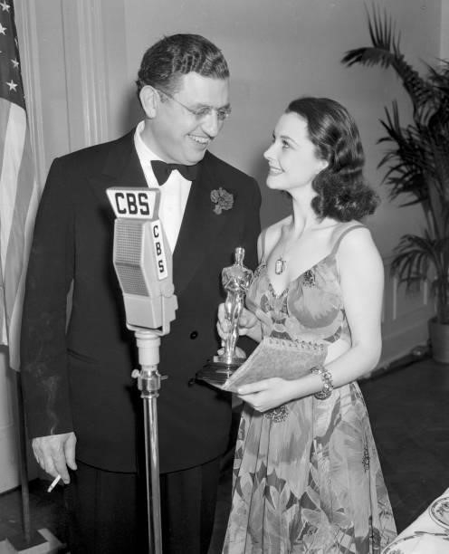 The 12th annual banquet after the awards ceremony for the Academy of Motion Picture Arts and Sciences, Thursday, February 29, 1940. Seen here from...