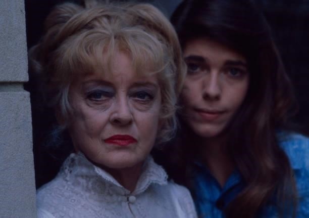 Bette Davis, Sian Barbara Allen appearing in the ABC tv movie 'Scream, Pretty Peggy'.