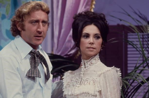Gene Wilder, Marlo Thomas appearing in sketch on the ABC tv special 'Acts of Love and Other Comedies'.