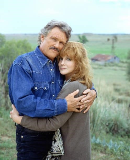 Actors Ann-Margret and Kris Kristofferson appear together in the CBS television movie "Blue Rodeo