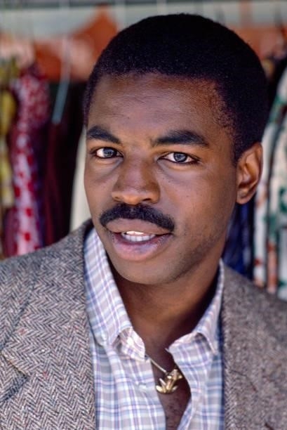 Pictured is LeVar Burton in the television sitcom pilot, TOUGH COOKIES. Original air date March 5, 1986.
