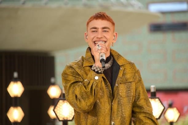 Olly Alexander performs at the Virgin Media British Academy Television Awards 2021 at Television Centre on June 6, 2021 in London, England.