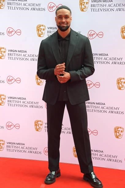 Ashley Banjo arrives at the Virgin Media British Academy Television Awards 2021 at Television Centre on June 6, 2021 in London, England.