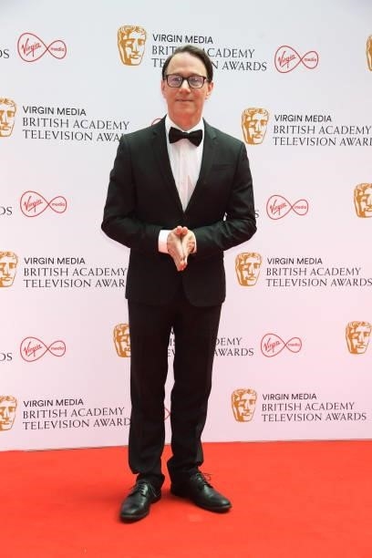 Reece Shearsmith arrives at the Virgin Media British Academy Television Awards 2021 at Television Centre on June 6, 2021 in London, England.