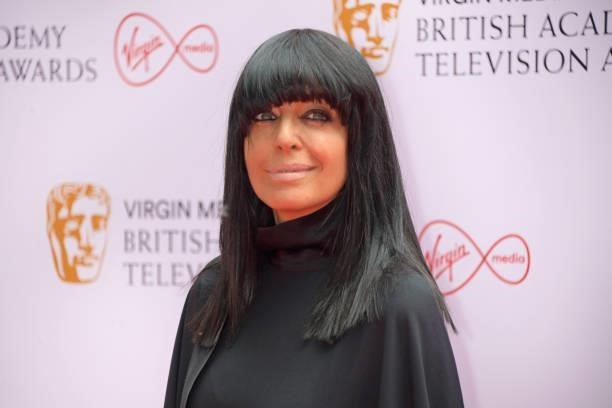 Claudia Winkleman arrives at the Virgin Media British Academy Television Awards 2021 at Television Centre on June 6, 2021 in London, England.