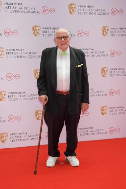 Richard Wilson arrives at the Virgin Media British Academy Television Awards 2021 at Television Centre on June 6, 2021 in London, England.