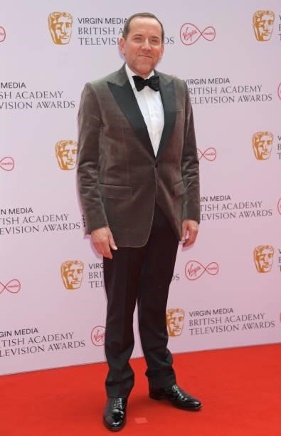 Ben Miller arrives at the Virgin Media British Academy Television Awards 2021 at Television Centre on June 6, 2021 in London, England.