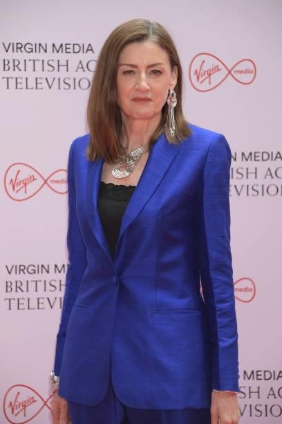 Chief Executive of BAFTA Amanda Berry arrives at the Virgin Media British Academy Television Awards 2021 at Television Centre on June 6, 2021 in...
