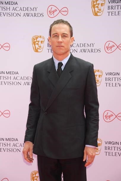 Tobias Menzies arrives at the Virgin Media British Academy Television Awards 2021 at Television Centre on June 6, 2021 in London, England.
