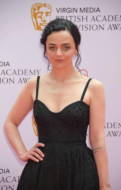 Hayley Squires arrives at the Virgin Media British Academy Television Awards 2021 at Television Centre on June 6, 2021 in London, England.