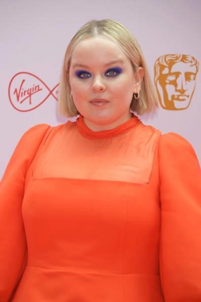 Nicola Coughlan arrives at the Virgin Media British Academy Television Awards 2021 at Television Centre on June 6, 2021 in London, England.