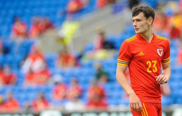 Wales Dylan Levitt during the International friendly match between Wales and Albania at Cardiff City Stadium on June 5, 2021 in Cardiff, Wales.