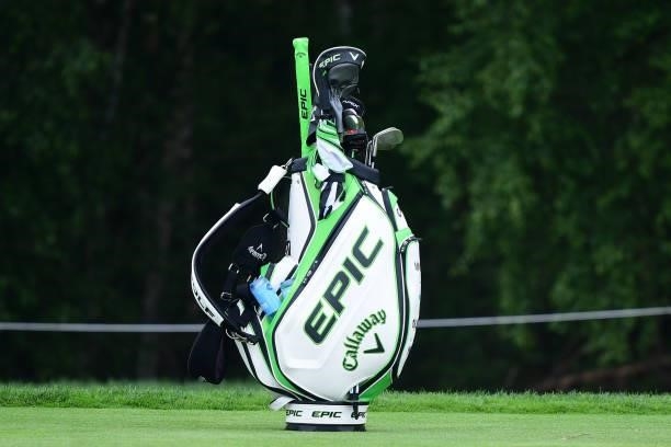 A callaway golfbag is seen during Day Two of The Porsche European Open at Green Eagle Golf Course on June 6, 2021 in Hamburg, Germany.