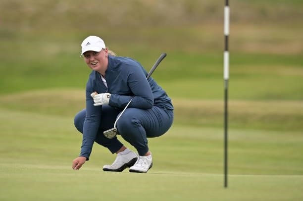 Chloe Goadby during Day Two of the R&A Womens Amateur Championship at Kilmarnock Golf Club on June 8, 2021 in Kilmarnock, Scotland.