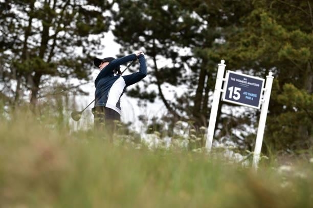 Laura Curtis during Day Two of the R&A Womens Amateur Championship at Kilmarnock Golf Club on June 8, 2021 in Kilmarnock, Scotland.