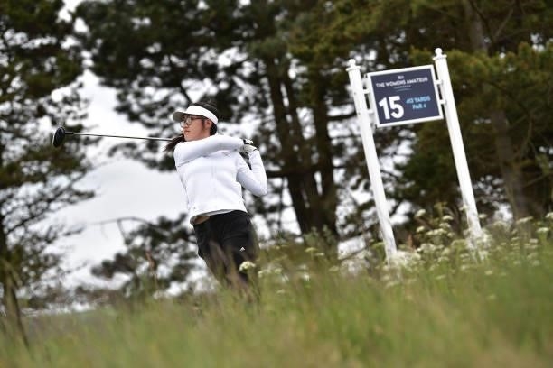 Davina Xanh during Day Two of the R&A Womens Amateur Championship at Kilmarnock Golf Club on June 8, 2021 in Kilmarnock, Scotland.