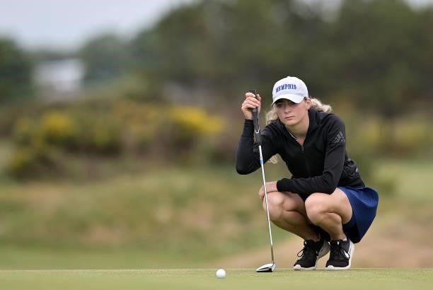 Ana Dawson during Day Two of the R&A Womens Amateur Championship at Kilmarnock Golf Club on June 8, 2021 in Kilmarnock, Scotland.