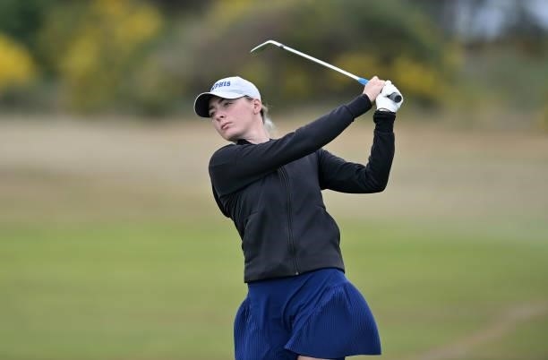 Ana Dawson during Day Two of the R&A Womens Amateur Championship at Kilmarnock Golf Club on June 8, 2021 in Kilmarnock, Scotland.