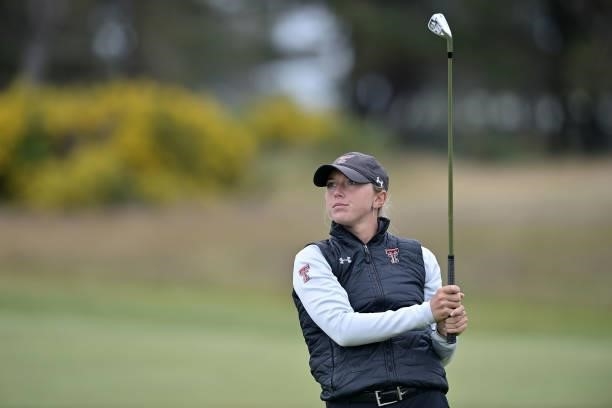 Amy Taylor during Day Two of the R&A Womens Amateur Championship at Kilmarnock Golf Club on June 8, 2021 in Kilmarnock, Scotland.
