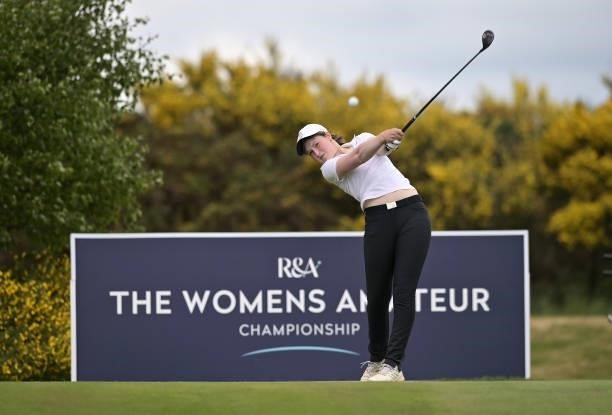 Lottie Woad during Day Two of the R&A Womens Amateur Championship at Kilmarnock Golf Club on June 8, 2021 in Kilmarnock, Scotland.