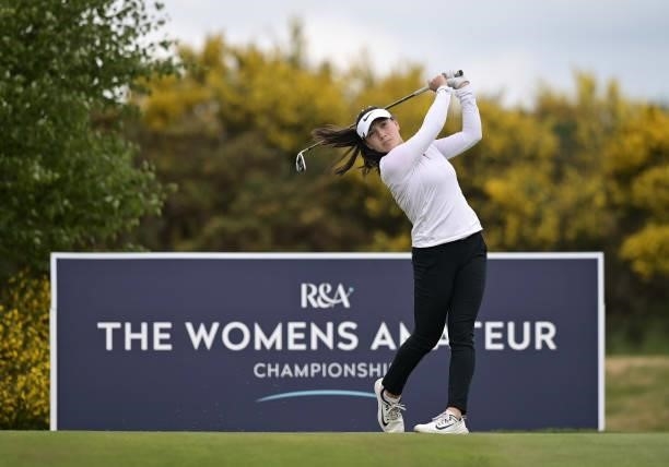 Salysa Mason during Day Two of the R&A Womens Amateur Championship at Kilmarnock Golf Club on June 8, 2021 in Kilmarnock, Scotland.