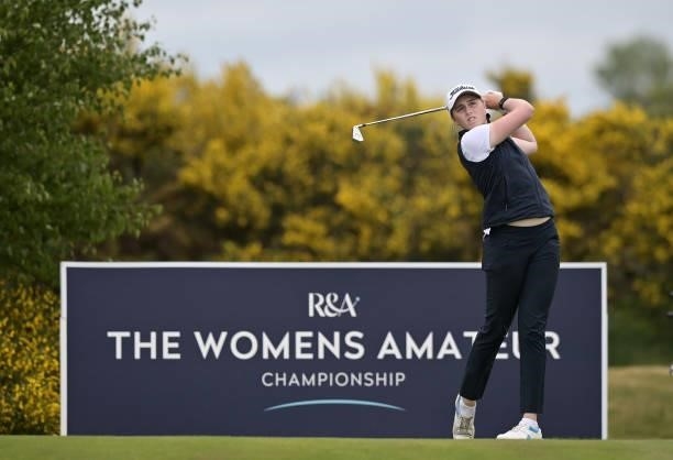 Hannah Darling during Day Two of the R&A Womens Amateur Championship at Kilmarnock Golf Club on June 8, 2021 in Kilmarnock, Scotland.