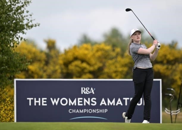 Maggie Whitehead during Day Two of the R&A Womens Amateur Championship at Kilmarnock Golf Club on June 8, 2021 in Kilmarnock, Scotland.