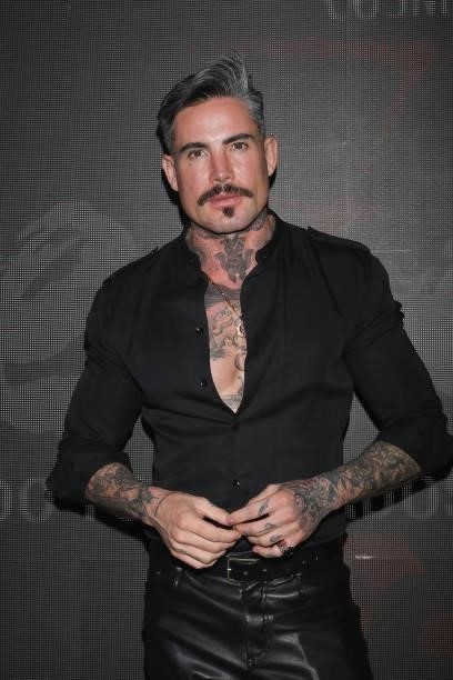 Adrián Cué attends a press conference to promote the show "Sie7e
