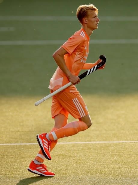 Joep de Mol of Holland during the European Championship match between Holland v Wales at the Wagener stadium on June 8, 2021 in Amstelveen Netherlands