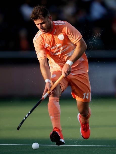 Robbert Kemperman of Holland during the European Championship match between Holland v Wales at the Wagener stadium on June 8, 2021 in Amstelveen...