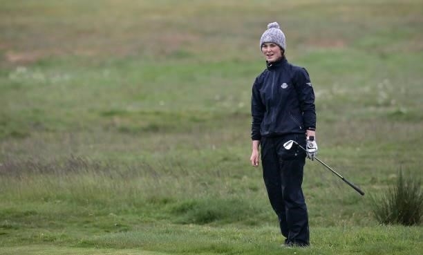 Aine Donegan on the 14th during Day Three of the R&A Womens Amateur Championship at Kilmarnock Golf Club on June 9, 2021 in Kilmarnock, Scotland.