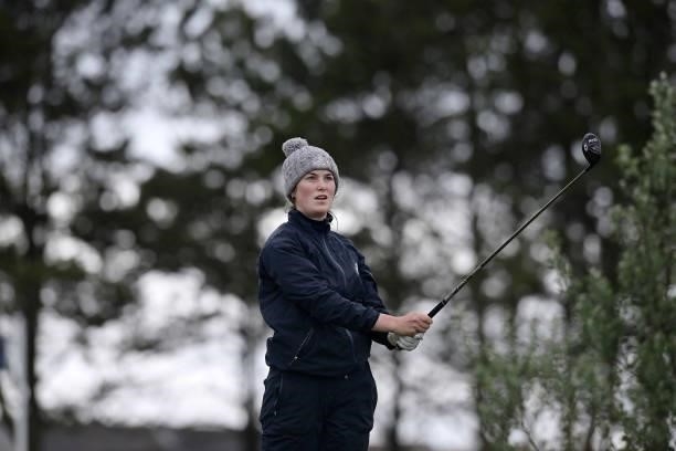 Aine Donegan on the 15th during Day Three of the R&A Womens Amateur Championship at Kilmarnock Golf Club on June 9, 2021 in Kilmarnock, Scotland.