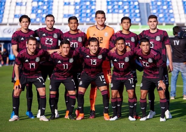 Team photo of Mexico U23 during the international friendly match between Mexico U23 and Saudi Arabia U23 at Estadio Municipal de Marbella on June 8,...