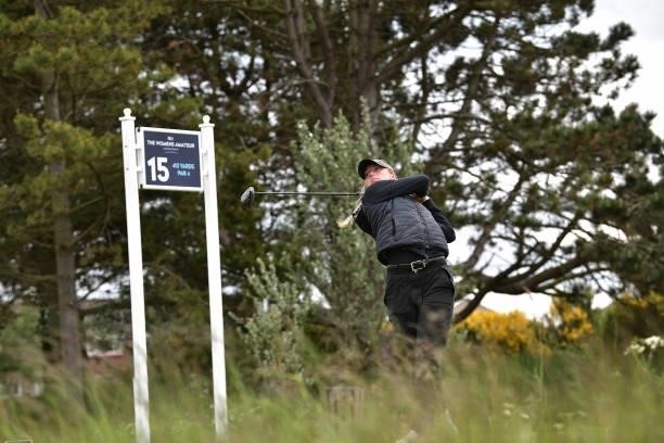 Amy Taylor during Day Three of the R&A Womens Amateur Championship at Kilmarnock Golf Club on June 9, 2021 in Kilmarnock, Scotland.