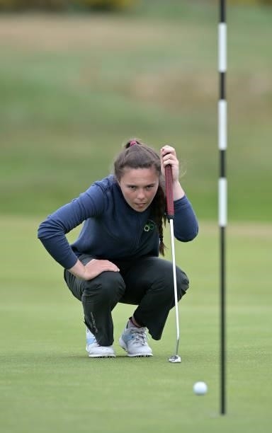 Beth Coulter during Day Three of the R&A Womens Amateur Championship at Kilmarnock Golf Club on June 9, 2021 in Kilmarnock, Scotland.