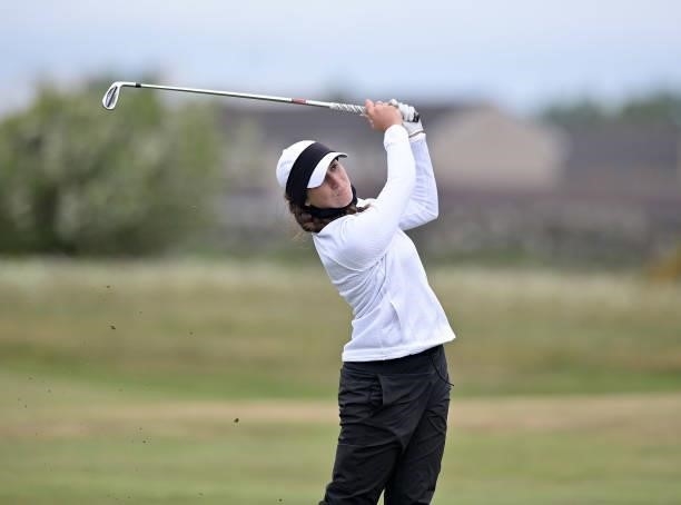 Thalia Kirby during Day Three of the R&A Womens Amateur Championship at Kilmarnock Golf Club on June 9, 2021 in Kilmarnock, Scotland.