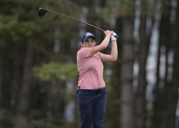 Jessica Hall during Day Three of the R&A Womens Amateur Championship at Kilmarnock Golf Club on June 9, 2021 in Kilmarnock, Scotland.
