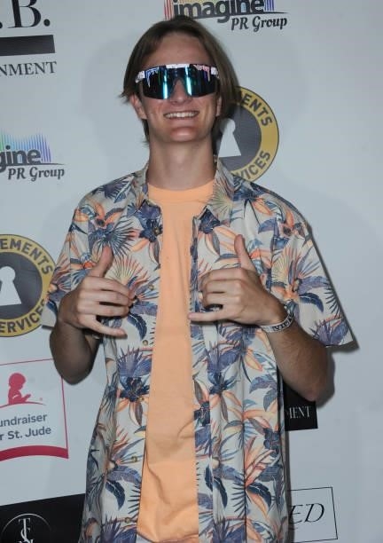 Blake Hendricks attends Skate Into Summer To Benefit The St. Jude Children's Research Hospital held at Moonlight Rollerway on June 8, 2021 in...