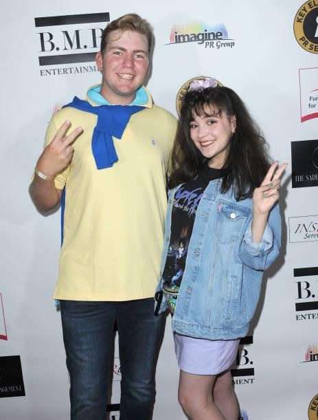 Connor Dean and Chloe Noelle attend Skate Into Summer To Benefit The St. Jude Children's Research Hospital held at Moonlight Rollerway on June 8,...