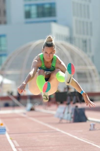 Neja FILPIC of Slovakia - Triple Jump during the Meeting Marseille on June 9, 2021 in Marseille, France.