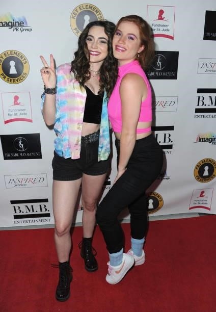 Liana Ramirez and Jade Patteri attend Skate Into Summer To Benefit The St. Jude Children's Research Hospital held at Moonlight Rollerway on June 8,...
