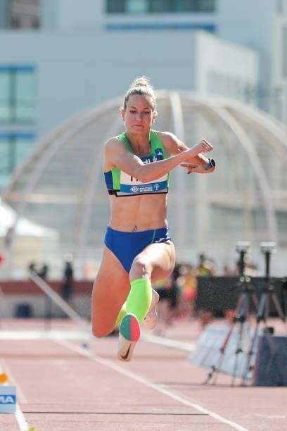 Neja FILPIC of Slovakia - Triple Jump during the Meeting Marseille on June 9, 2021 in Marseille, France.