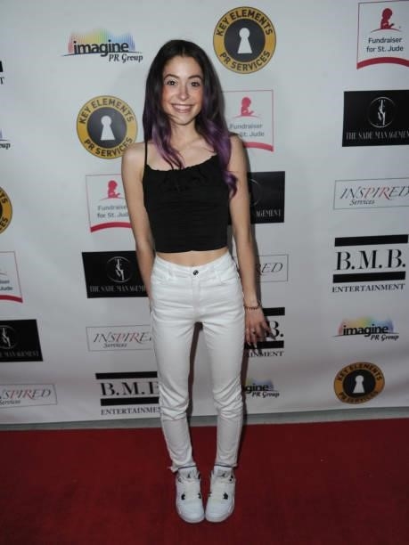 Ashley Newman attends Skate Into Summer To Benefit The St. Jude Children's Research Hospital held at Moonlight Rollerway on June 8, 2021 in Glendale,...