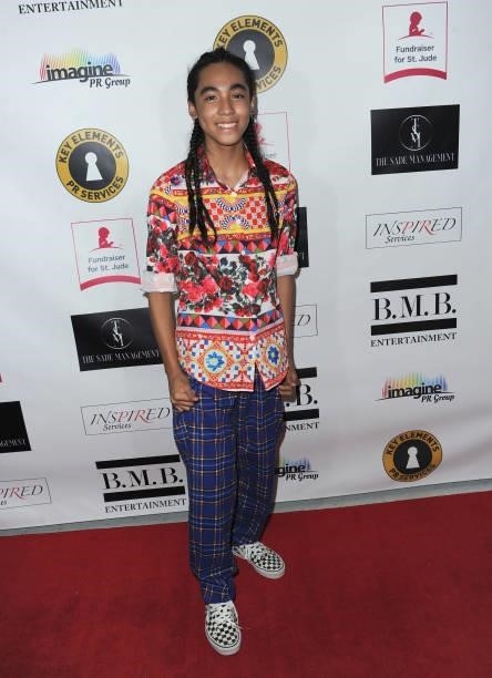 Maceo Sicam attends Skate Into Summer To Benefit The St. Jude Children's Research Hospital held at Moonlight Rollerway on June 8, 2021 in Glendale,...