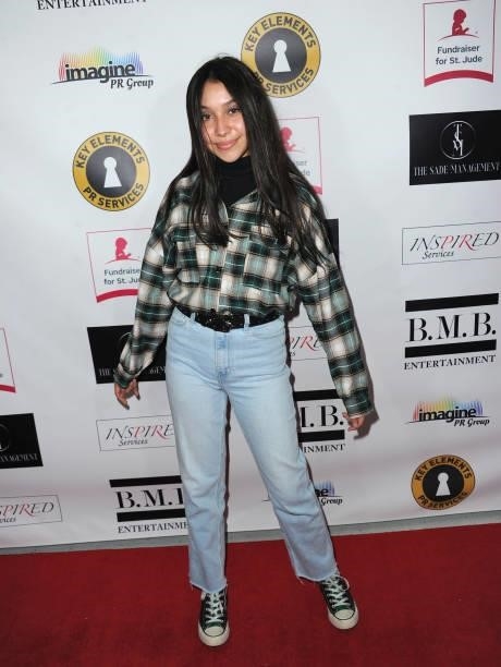 Mackena Melgoza attends Skate Into Summer To Benefit The St. Jude Children's Research Hospital held at Moonlight Rollerway on June 8, 2021 in...