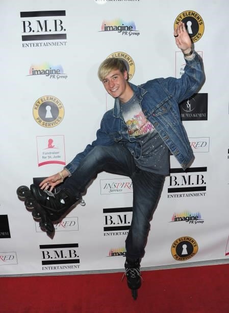 Cody Key attends Skate Into Summer To Benefit The St. Jude Children's Research Hospital held at Moonlight Rollerway on June 8, 2021 in Glendale,...