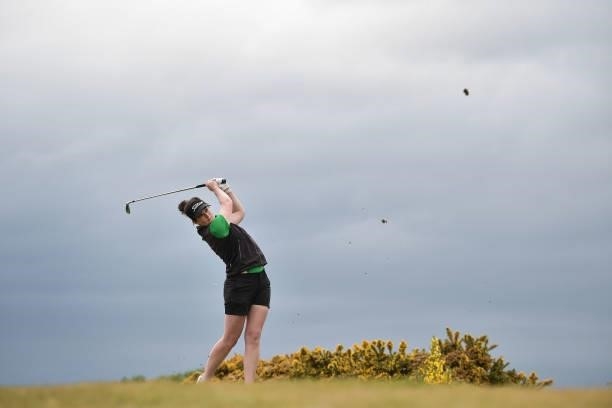 Paula Grant during Day Three of the R&A Womens Amateur Championship at Kilmarnock Golf Club on June 9, 2021 in Kilmarnock, Scotland.