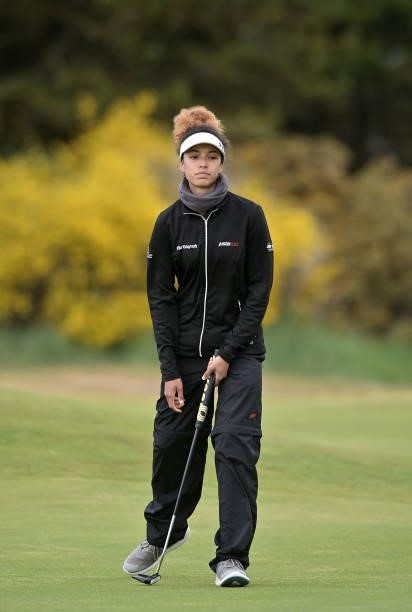 Roisin Scanlon during Day Three of the R&A Womens Amateur Championship at Kilmarnock Golf Club on June 9, 2021 in Kilmarnock, Scotland.